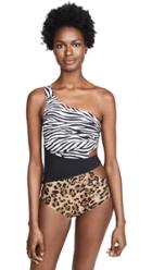 Karla Colletto Osa One Shoulder With Shelf Bra