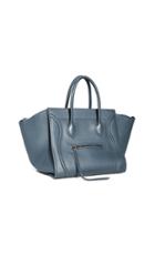 What Goes Around Comes Around Celine Blue Medium Phantom Bag