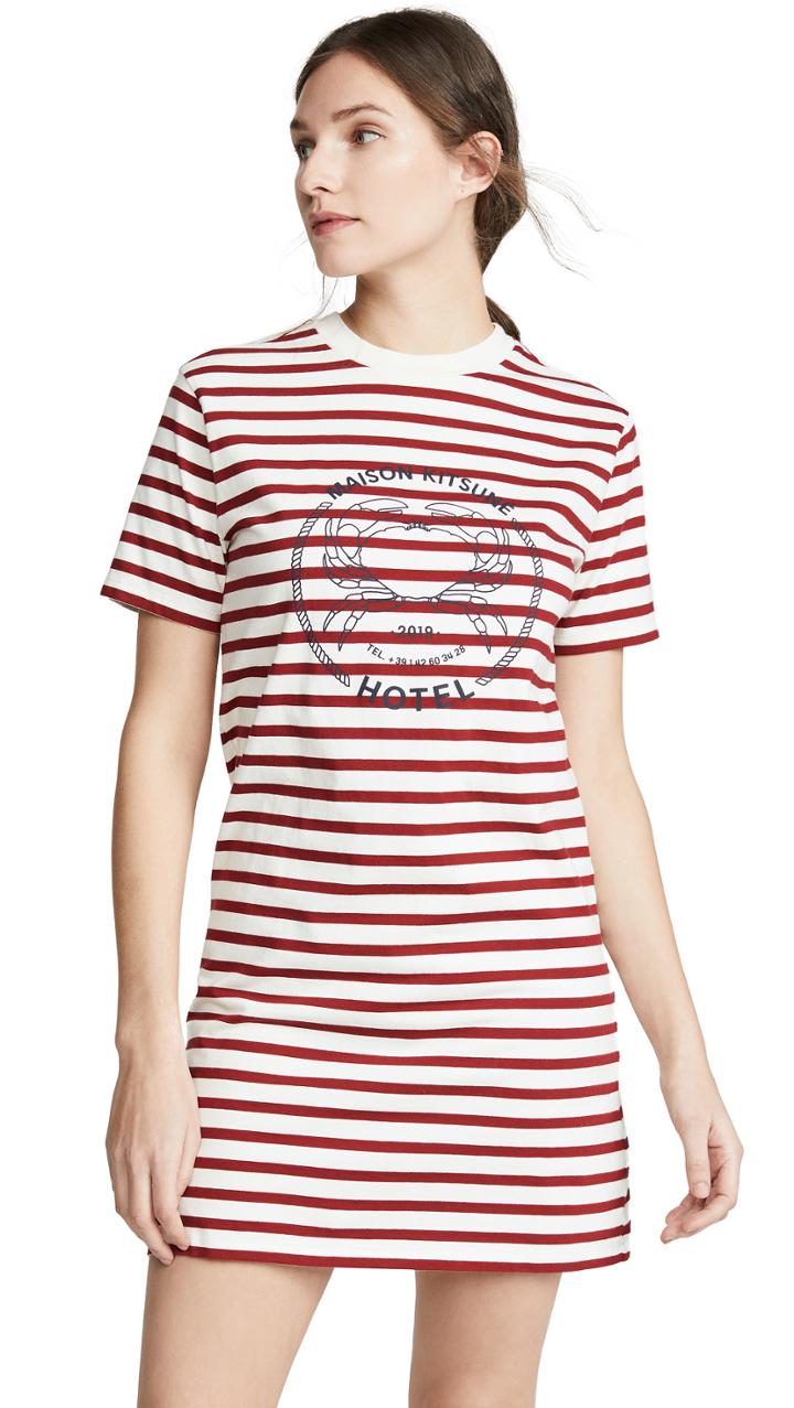 Maison Kitsune Marin T Shirt Dress