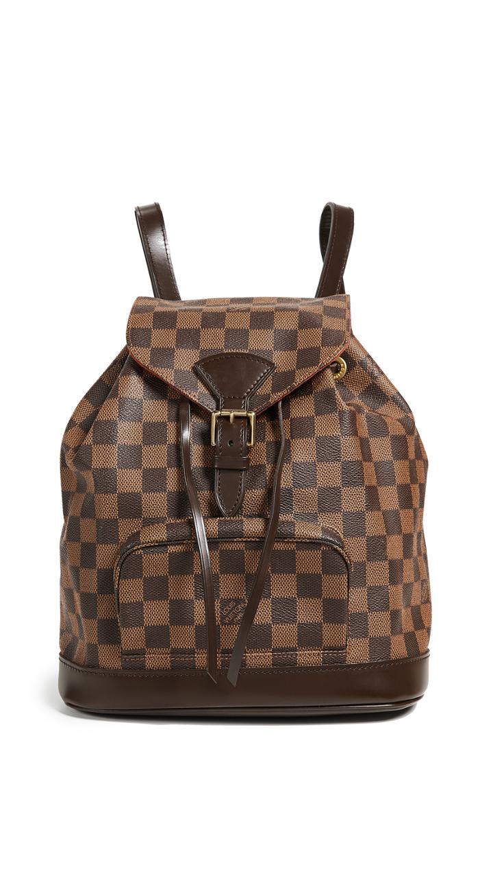 What Goes Around Comes Around Louis Vuitton Montsouris Damier Ebene Backpack