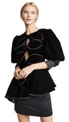 Marianna Senchina Velvet Mini Dress