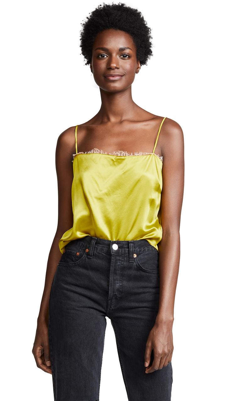 Fleur Du Mal Straight Neck Cami