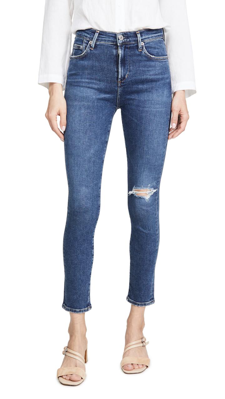 Citizens Of Humanity Rocket Crop Mid Rise Skinny Jeans