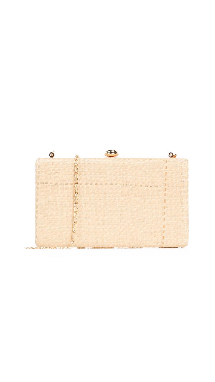 Deux Lux Straw Box Clutch