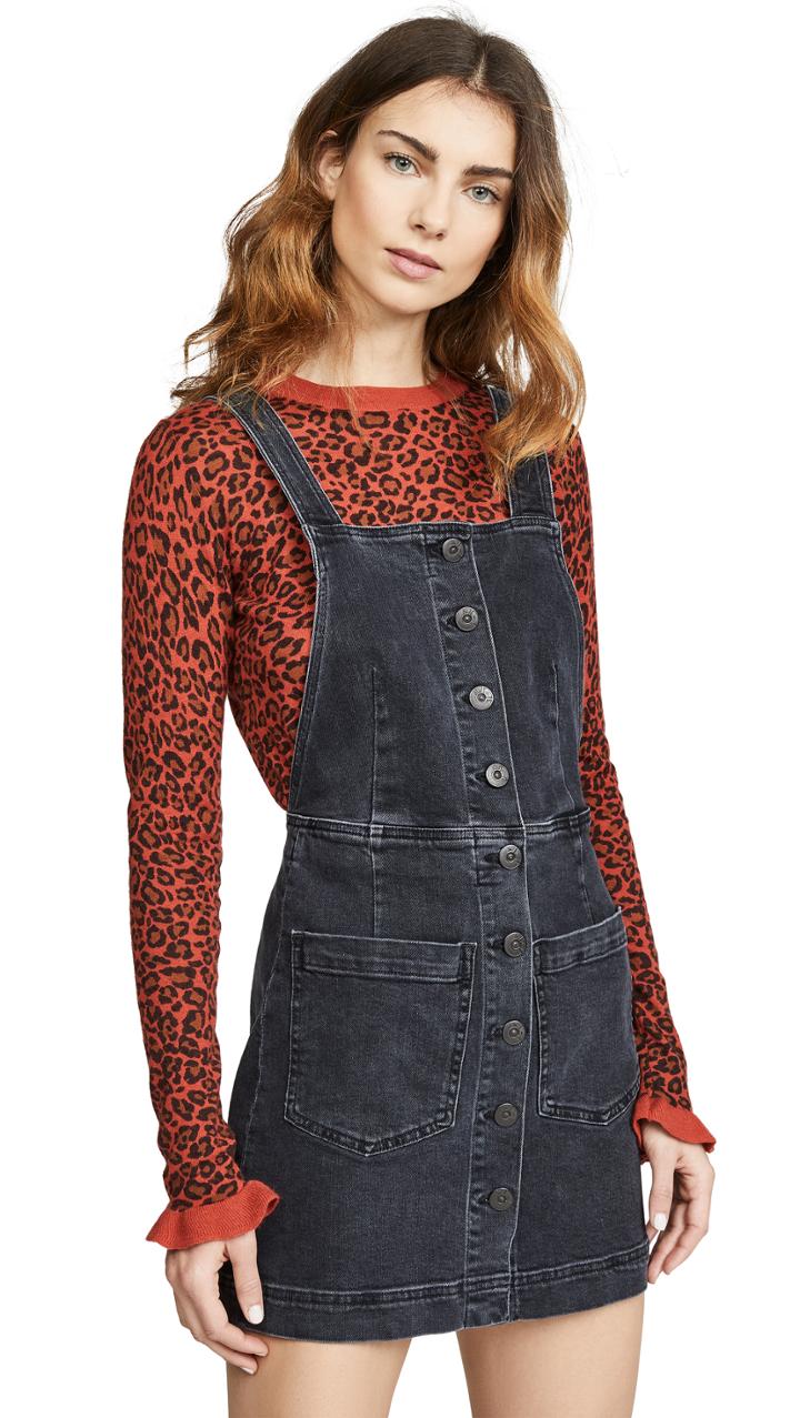 3x1 Rose Overall Dress