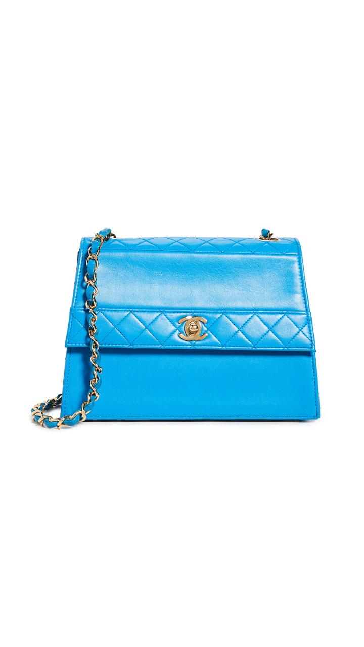 What Goes Around Comes Around Chanel Lambskin Trapezoid Bag