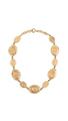 What Goes Around Comes Around Chanel Oval Coin Necklace