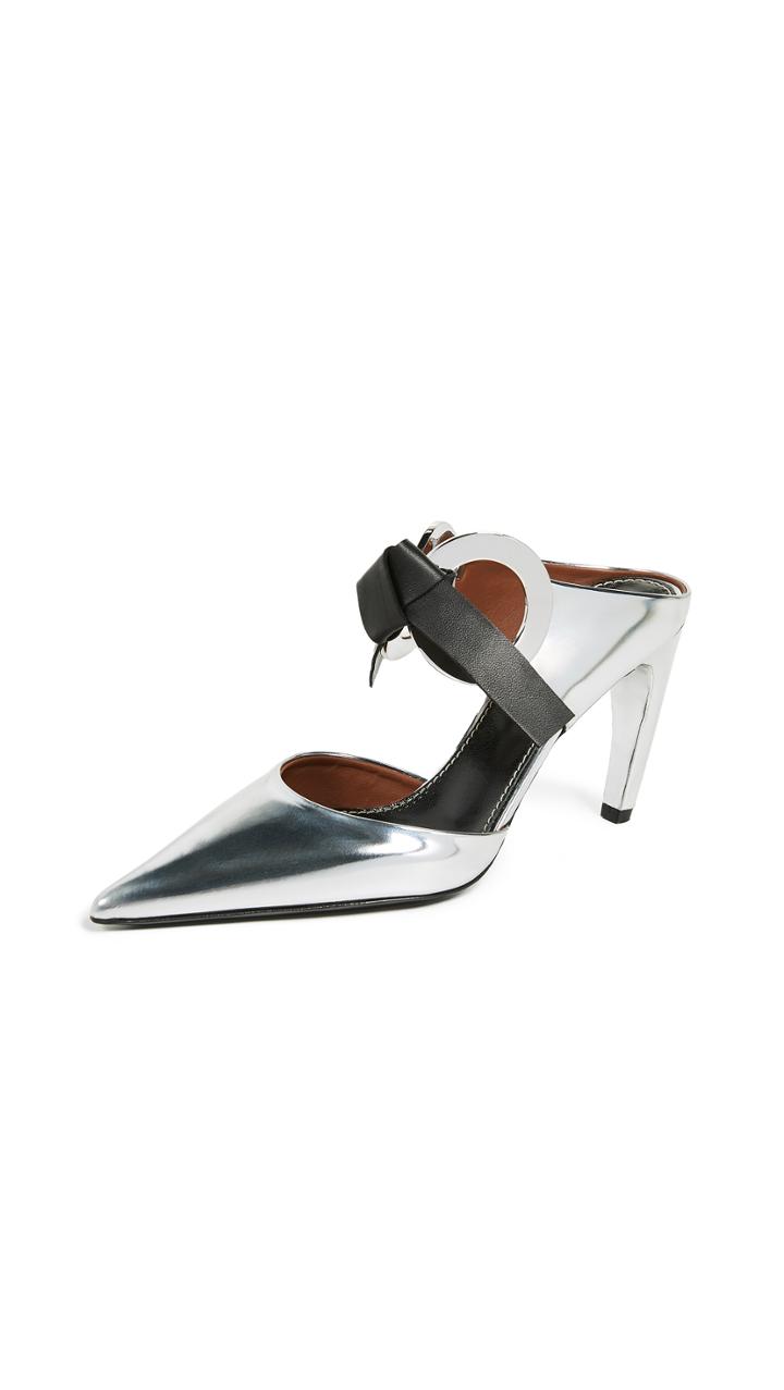 Proenza Schouler Tie High Heel Mules