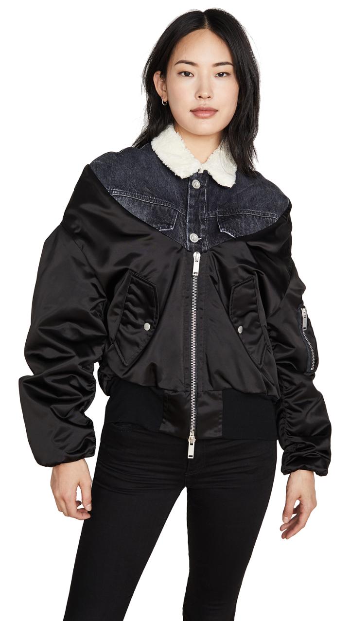 Unravel Project Reversible Hybrid Bomber Jacket