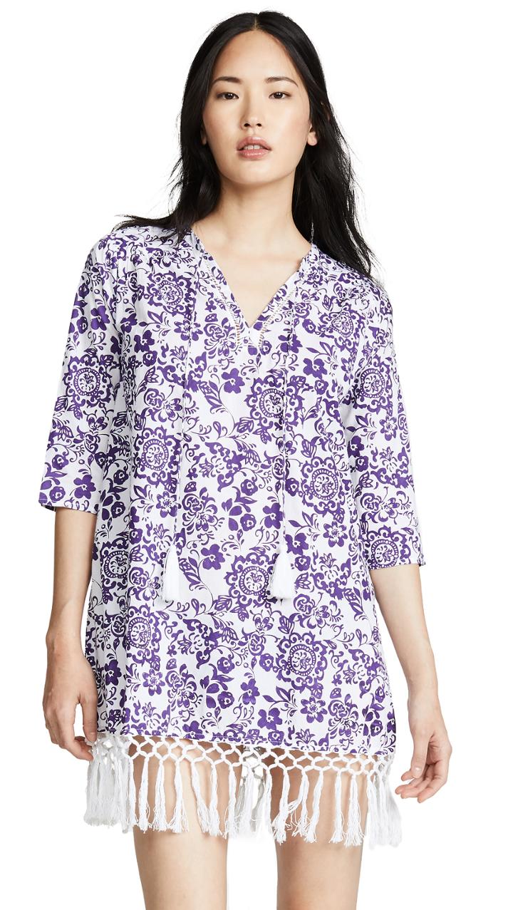 Kos Resort Floral Tunic Dress