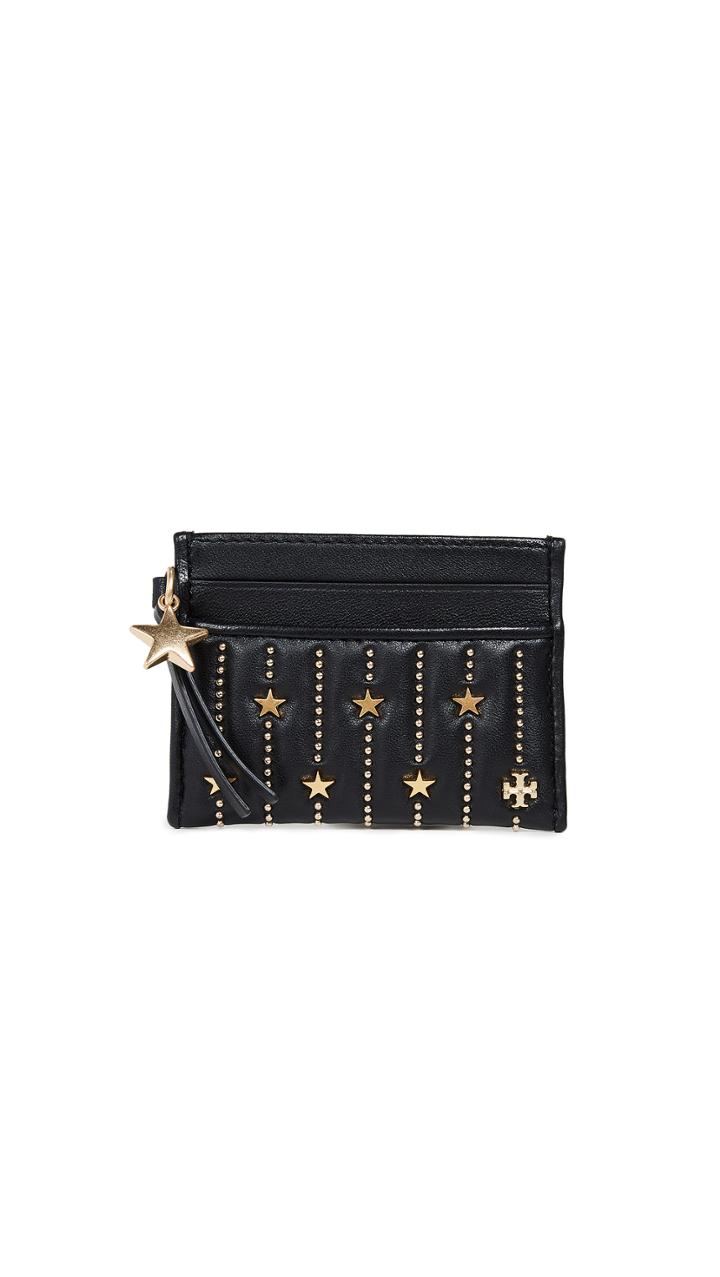 Tory Burch Star Stud Slim Card Case