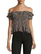 Ingrid Isabel Active Mesh Detail Capri With Crossover Panels