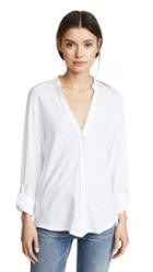 Feel The Piece Ruby Button Down Shirt