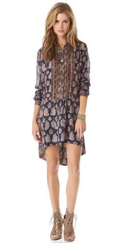 Burning Torch Florentine Tunic Dress