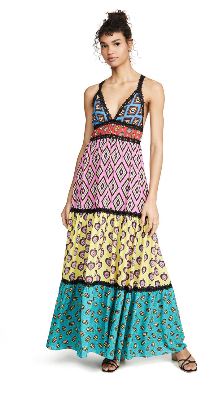 Alice Olivia X Carla Kranendonk Karolina Paneled Dress