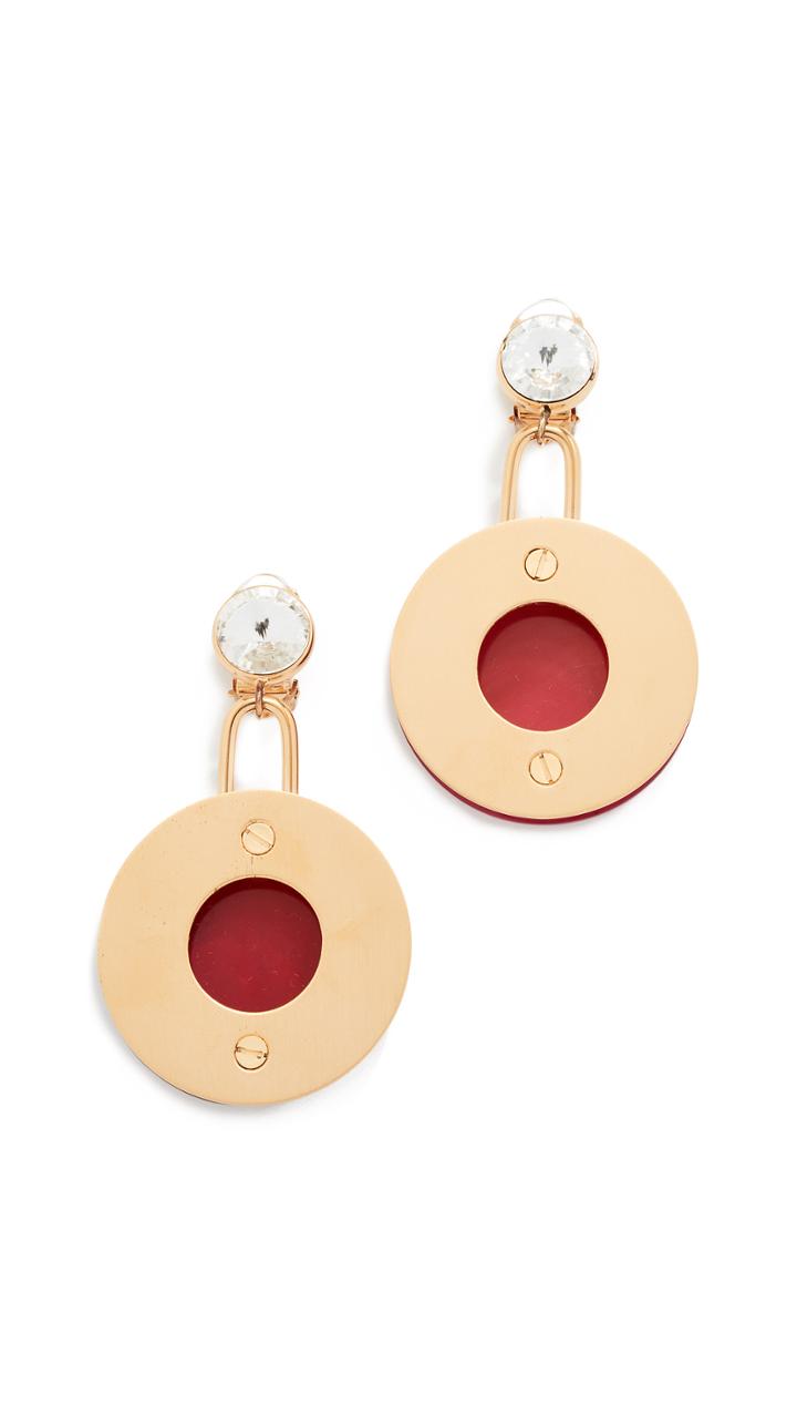 Marni Metal Earrings With Strass