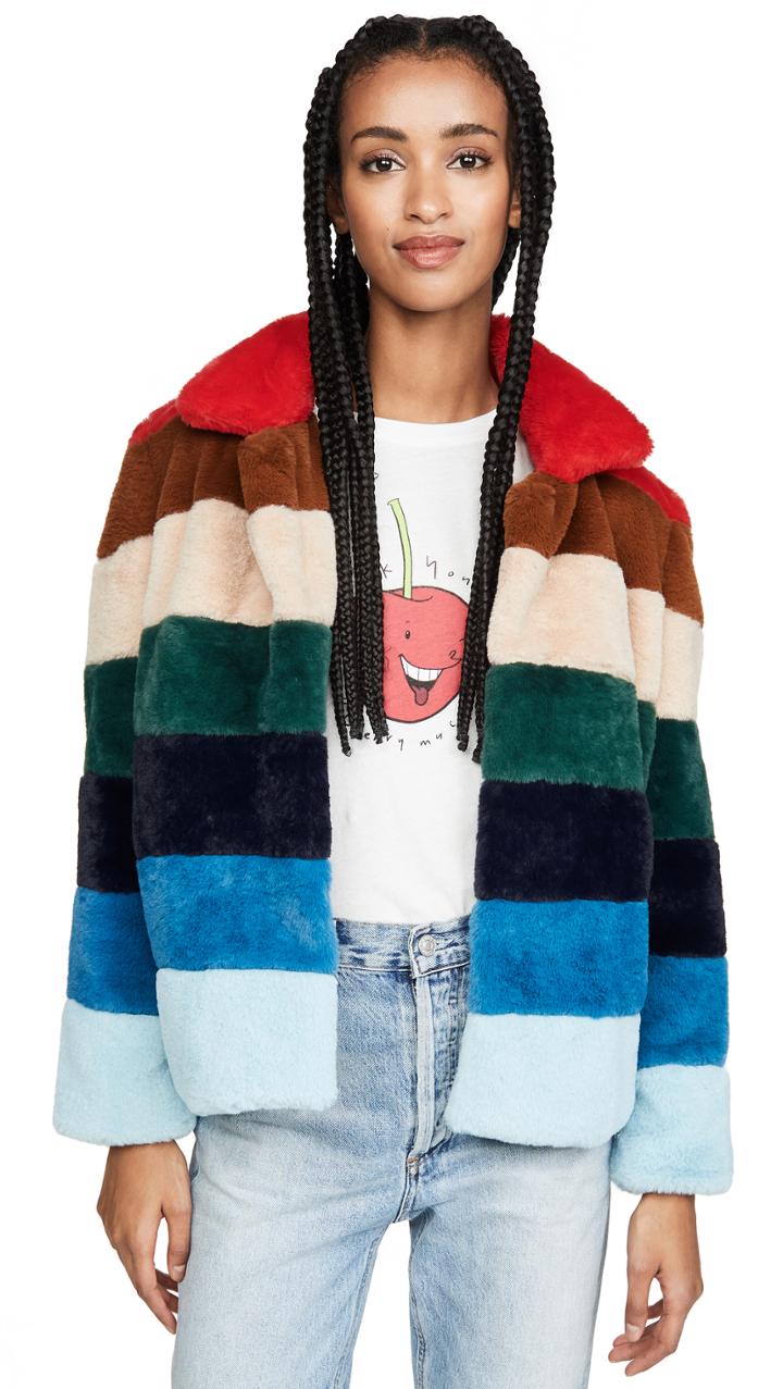 Blank Denim Rainbow Pop Coat