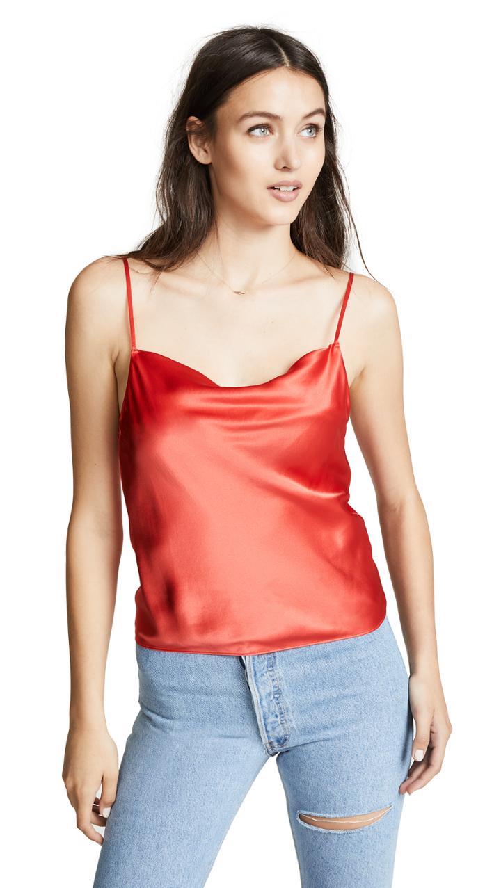 Fleur Du Mal Cowl Neck Cami