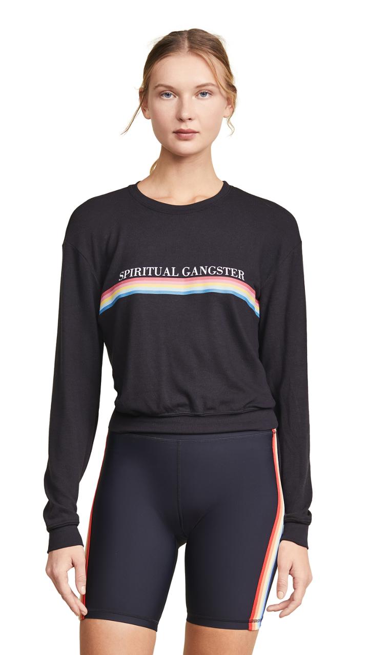 Spiritual Gangster Rainbow Savasana Sweatshirt