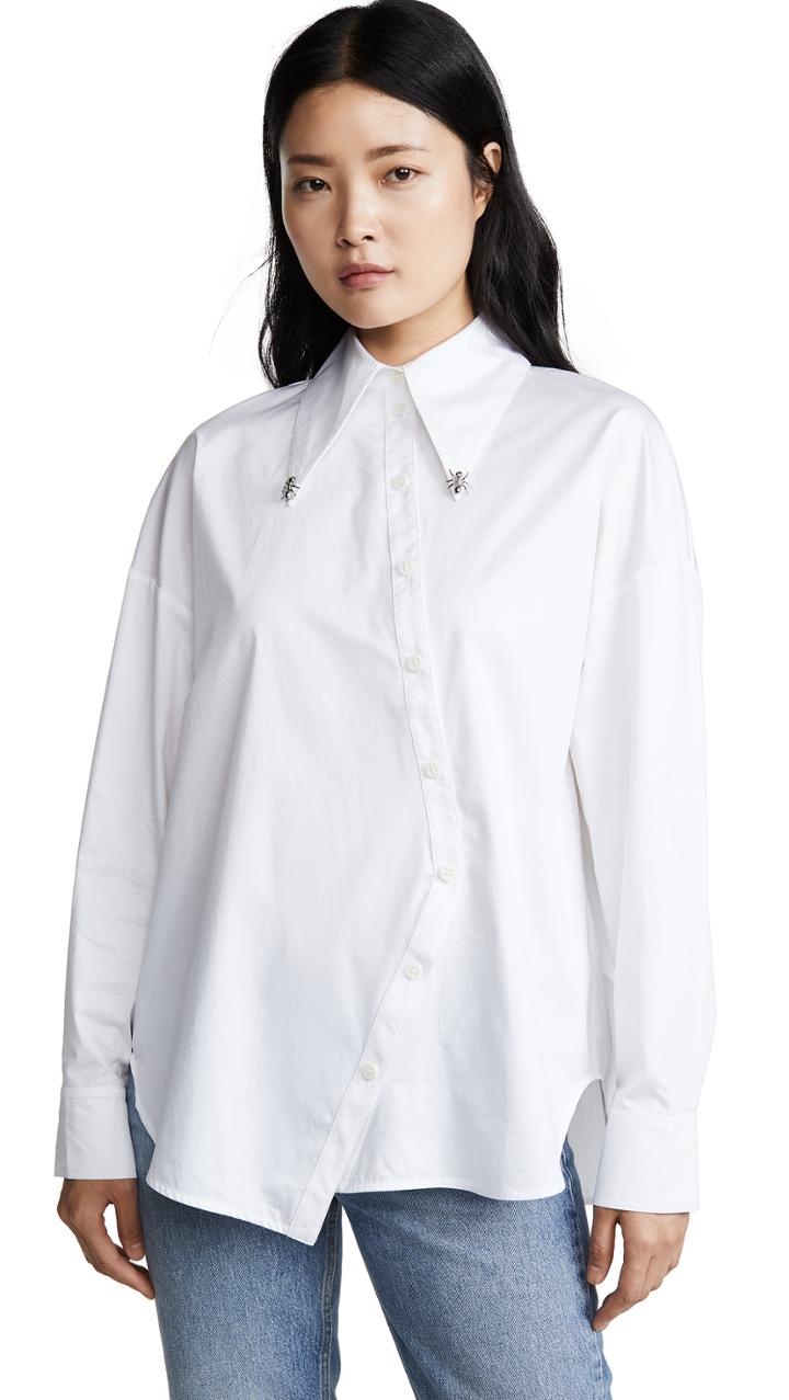 Tibi Ant Beaded Shirt