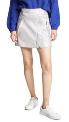 Derek Lam 10 Crosby Patent Leather Wrap Mini Skirt