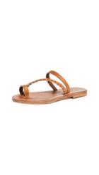 K Jacques Septine Toe Ring Slide Sandals