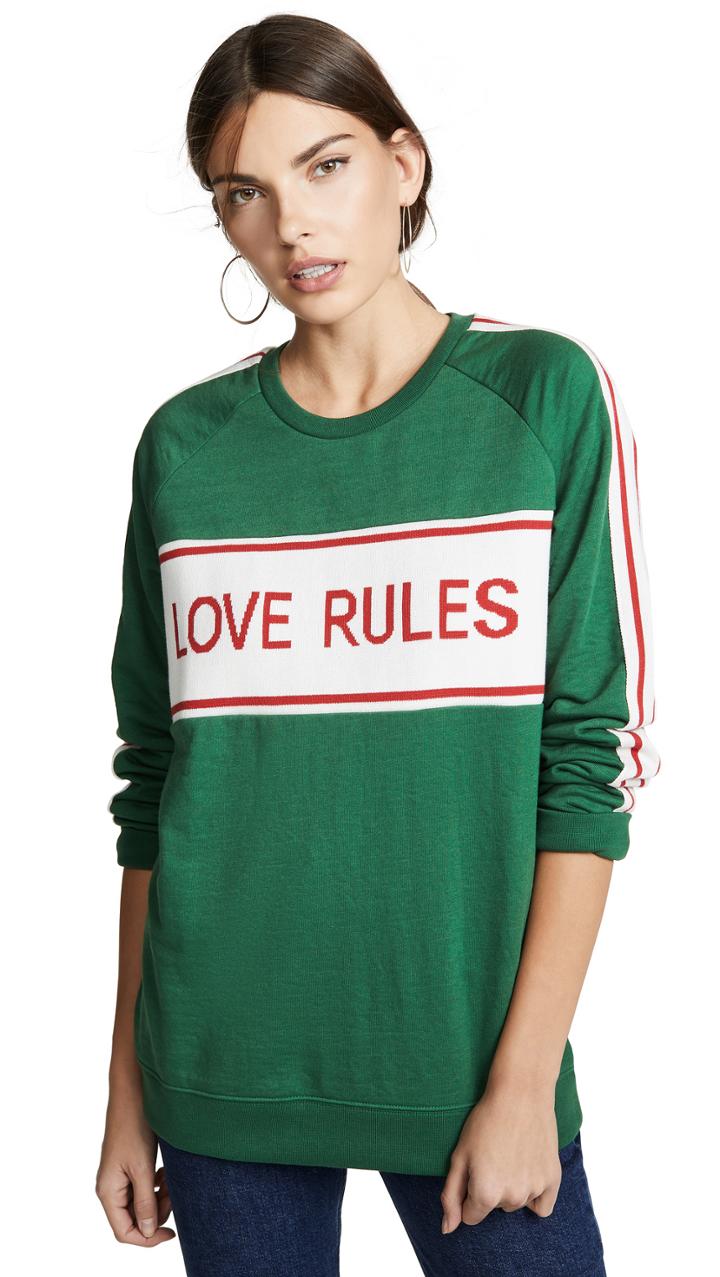 Zoe Karssen Boyfriend Fit Insert Sweatshirt