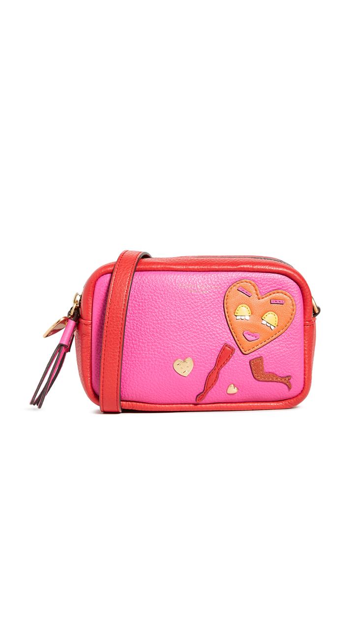 Tory Burch Perry Patchwork Hearts Mini Bag
