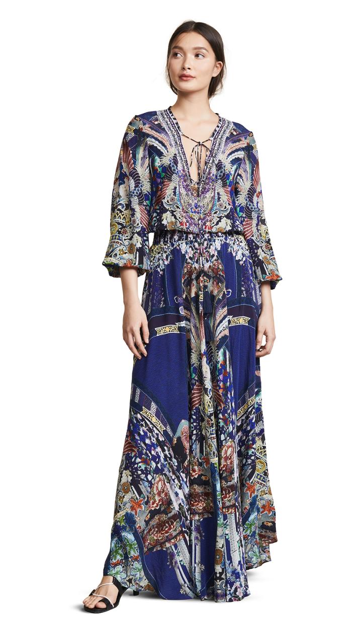 Camilla Shirred Relaxed Fit Dress