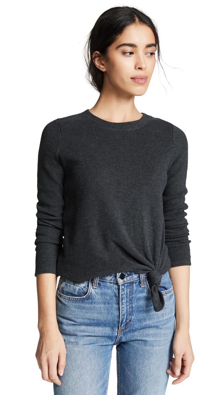Madewell Elwood Knot Front Top