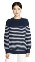 Tory Sport Performance Cotton Striped Sweater