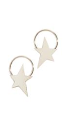Justine Clenquet Bowie Earrings