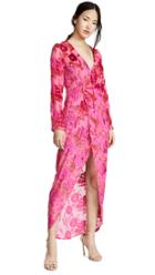 Fleur Du Mal Fil Coupe Long Wrap Dress
