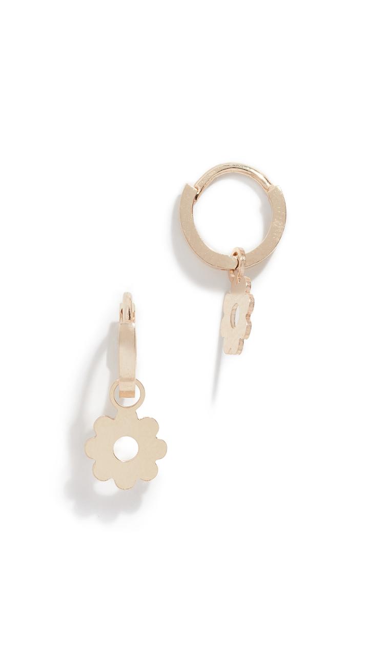 Ariel Gordon Jewelry 14k Star Charming Hoops