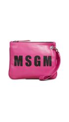 Msgm Leather Wristlet