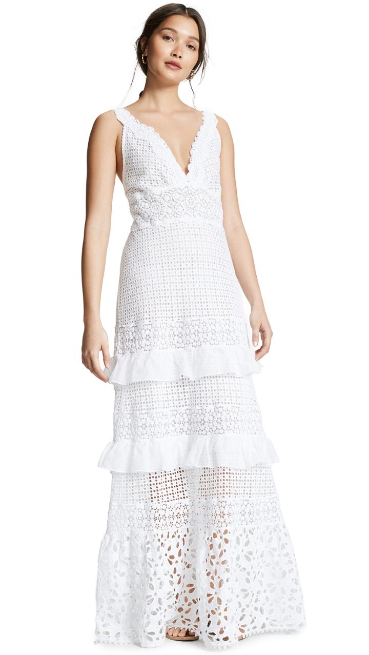 Temptation Positano Udine V Neck Long Dress