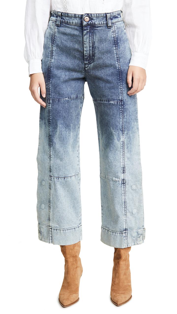 See By Chloe Dip Dye Jeans