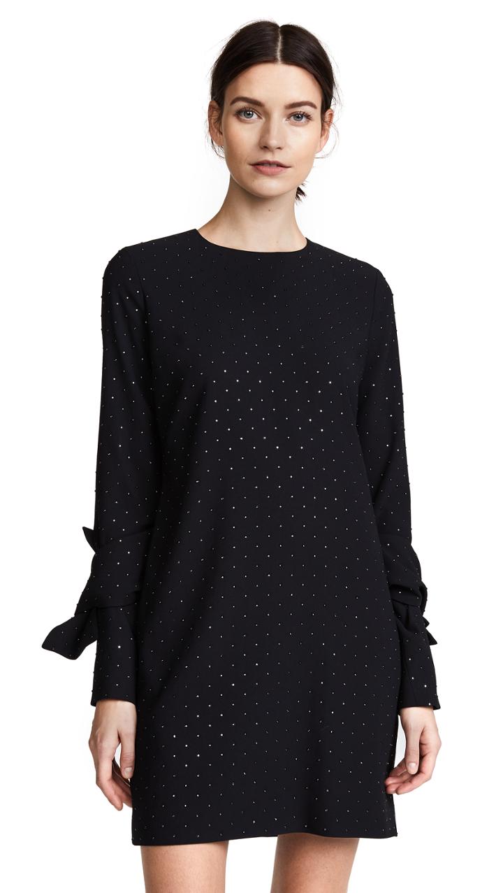 Victoria Victoria Beckham Twist Sleeve Shift Dress
