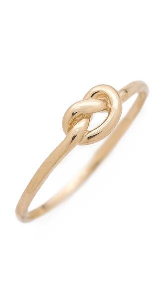 Ariel Gordon Jewelry Love Knot Ring - Gold