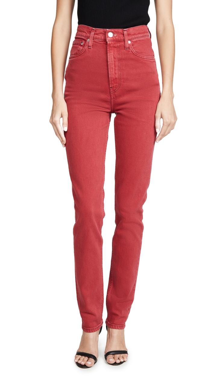 Helmut Lang Femme Hi Spikes Jeans