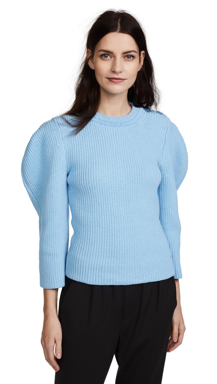 Nina Ricci Shoulder Detail Sweater