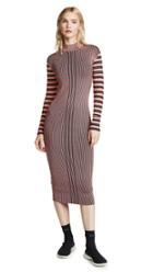 Mcq Alexander Mcqueen Ribbed Midi Dress