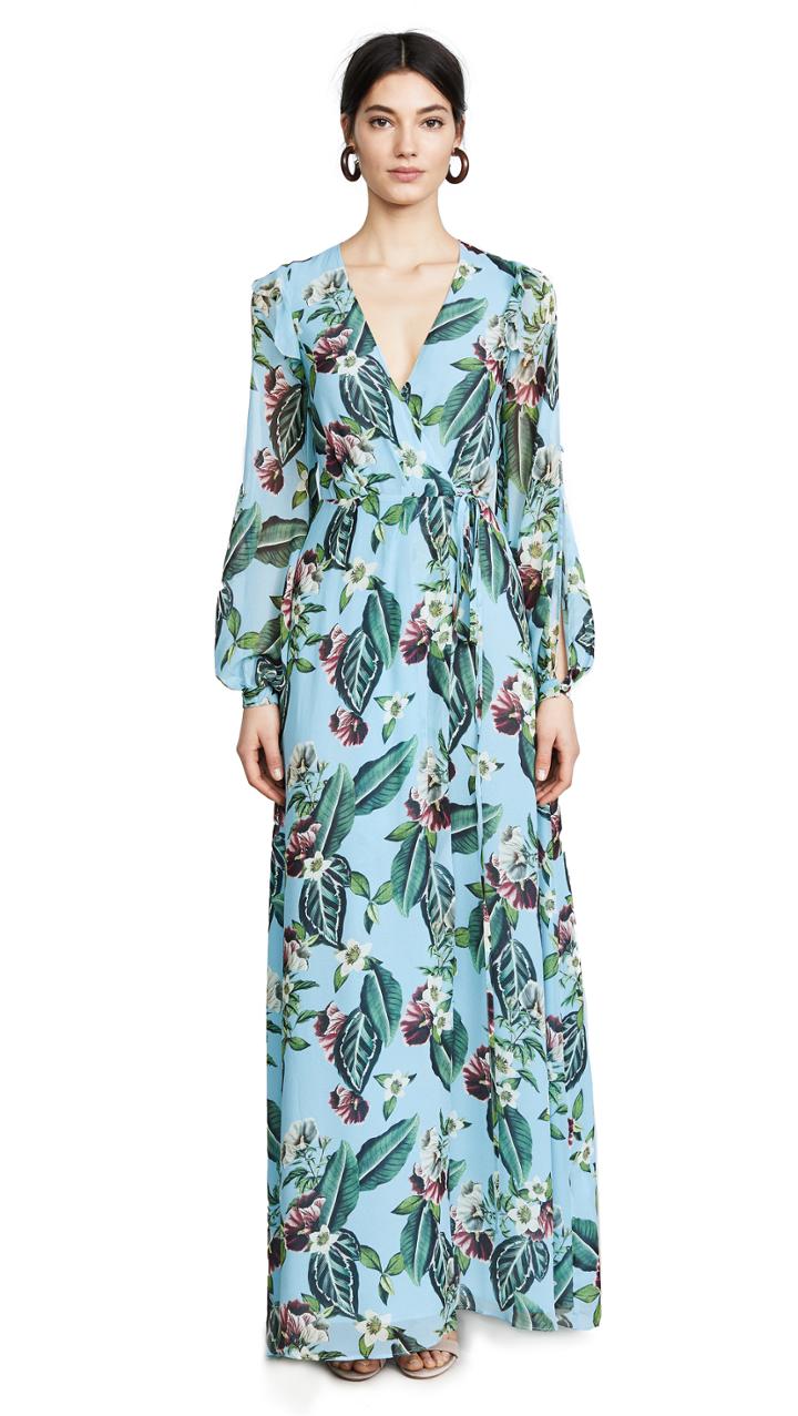 Nicholas Mayflower Wrap Split Dress