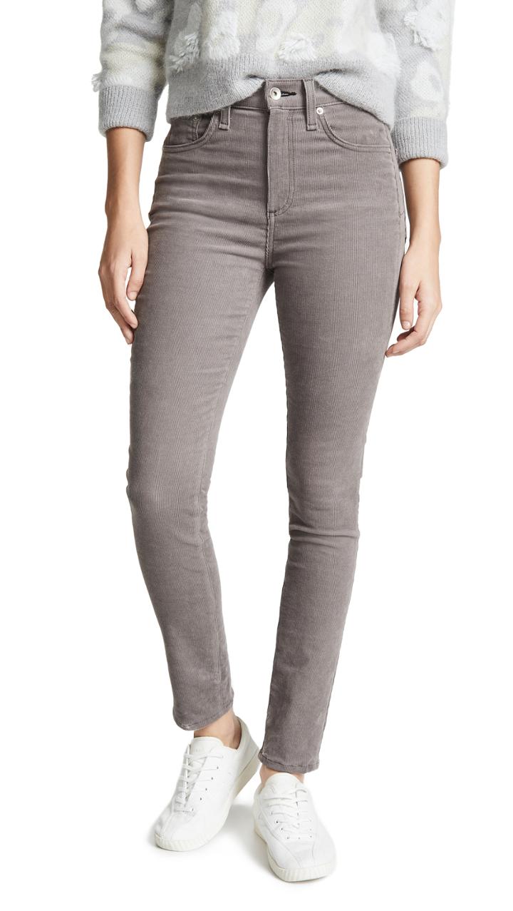 Rag Bone Jean High Rise Corduroy Skinny Pants