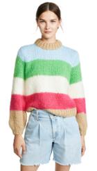 Ganni Juliad Striped Sweater