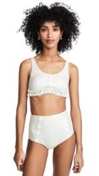 Lisa Marie Fernandez Colby Button High Waist Bikini Set