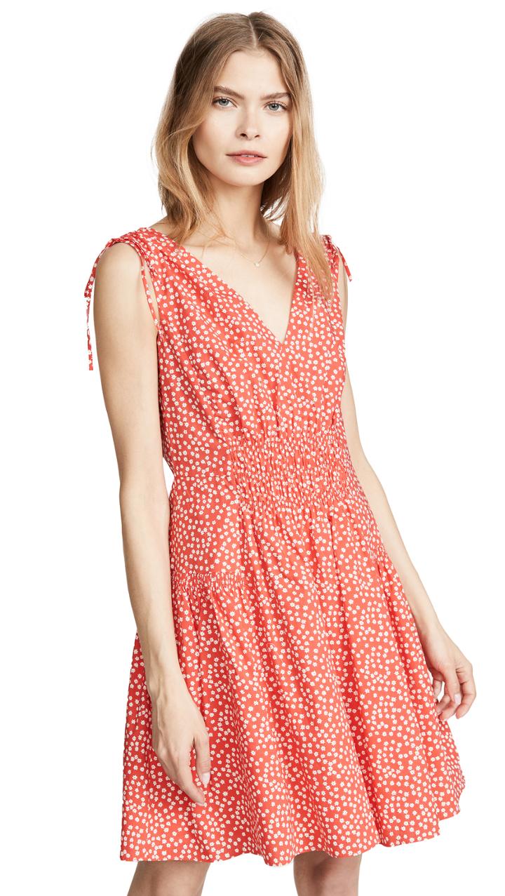 Rebecca Taylor Sleeveless Malia Tie Dress