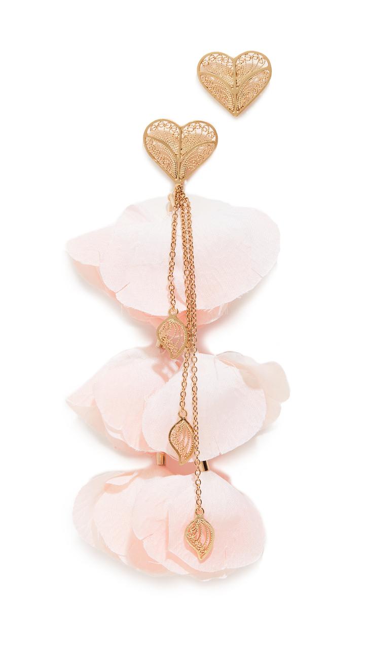 Mallarino Bella Chain Mismatched Earrings