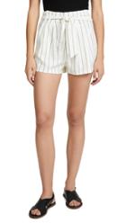 7 For All Mankind Tie Waist Shorts