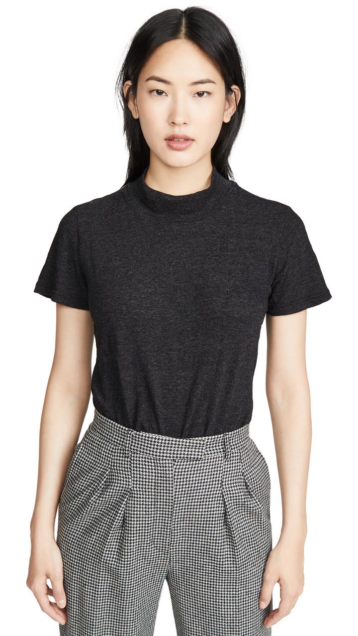 Monrow Granite Mocked Tee